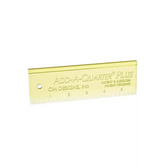 Add-A-Quarter PLUS Ruler - 6”